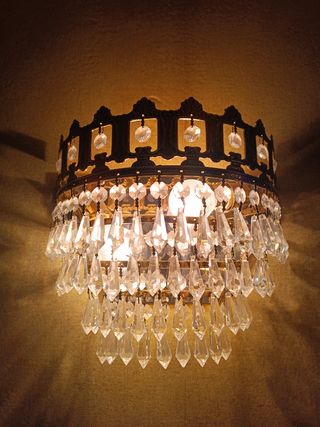 Lámpara cristal de roca