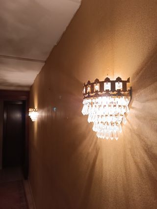 Lámpara cristal de roca