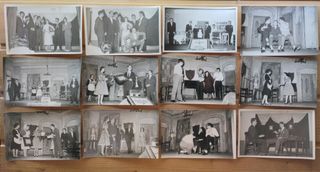 Lote de fotografías antiguas de teatro, '50