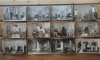 Lote de fotografías antiguas de teatro, '50