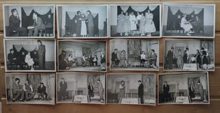 Lote de fotografías antiguas de teatro, '50