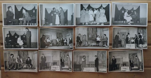 * Lote de fotografías antiguas de teatro, '50