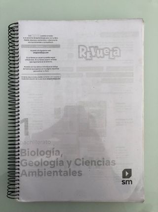 Libro biologia encuadernado educion sm REVUELA
