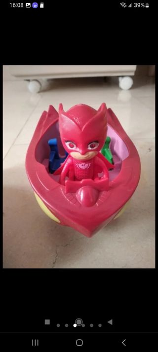 Muñecos y coche PJ MASK
