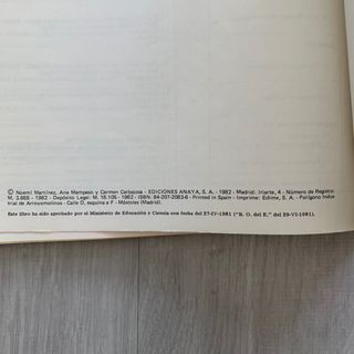 Educación Plástica. Hacer. Anaya 1982