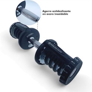 Mancuernas Ajustables  4 a 41kg garantia 2años
