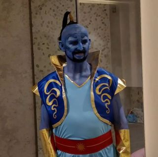 maquillaje halloween directo y con prótesis.