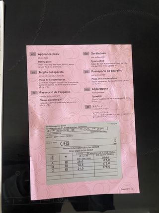 Placa de inducción Balay