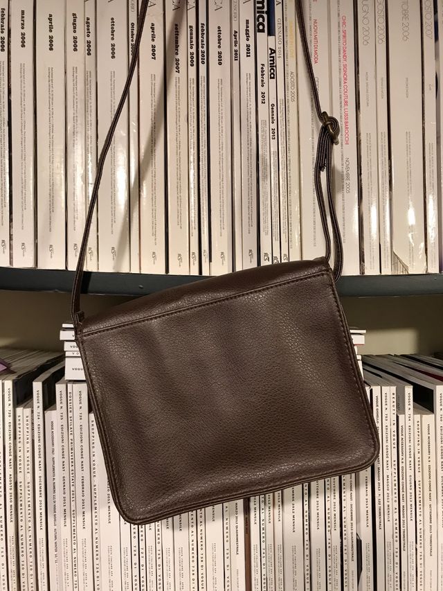 Adorabile borsa tracolla con volpe ricamata