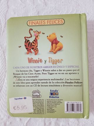 Libro de Winnie y Tigger de Disney