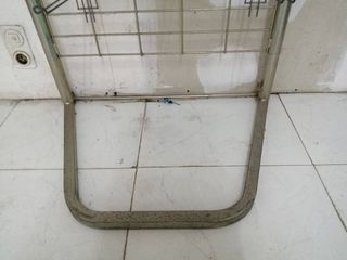 Expositor de parrilla acero inox 1,80 x 0,75
