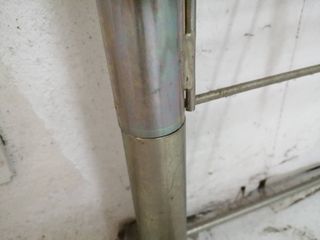 Expositor de parrilla acero inox 1,80 x 0,75