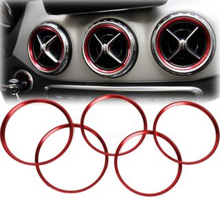 Aros AMG salida de aire rojo