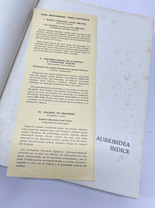 Libro EUSKAL IDAZLEAK GAUR Historia litert vascas