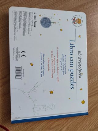 libro El principito con puzzles. NUEVO 