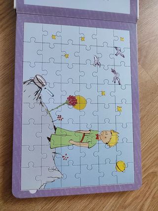 libro El principito con puzzles. NUEVO 
