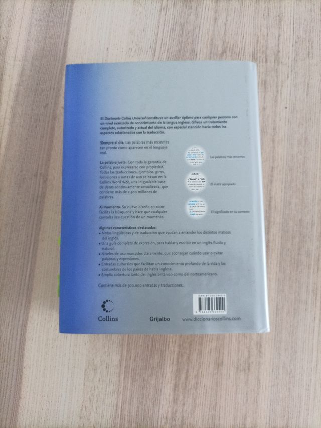 Diccionario Collins Universal ES y EN