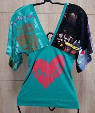 Camiseta verde Desigual