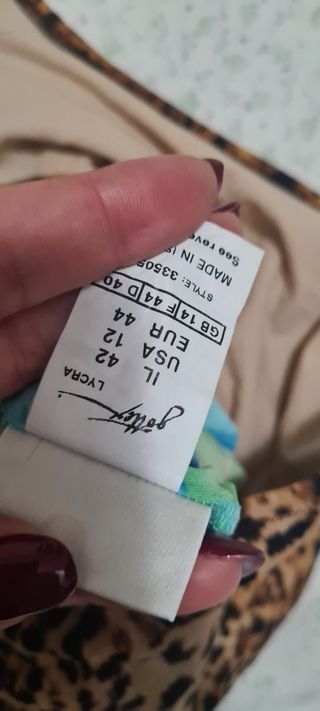 costume da bagno monospalla tg 42