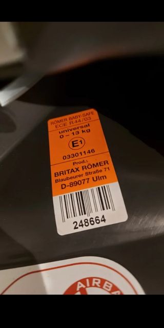 Silla de bebe grupo 0+ a 13kg