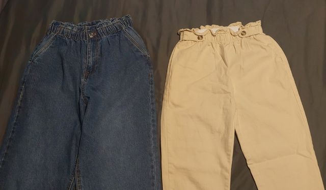 A ESTRENAR LOTE 2 PANTALONES PAPERBAG NIÑA