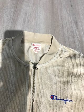 SUDADERA CHAMPION BEIGE DE PANA