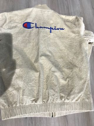 SUDADERA CHAMPION BEIGE DE PANA