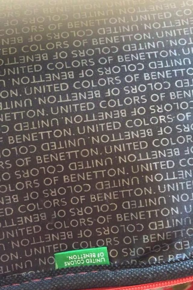 Borsa beauty case Benetton con tracolla