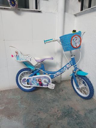 Bicicleta infantil frozen 12"