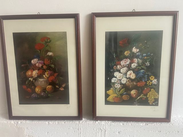 Serigrafie con cornice cm 55 * 75 firmate Miro’