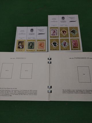 Sellos de arte colección Reyes de España