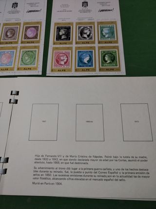 Sellos de arte colección Reyes de España