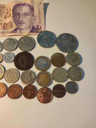 Monedas de varios paises