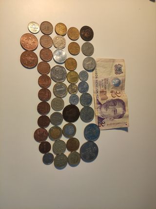 Monedas de varios paises