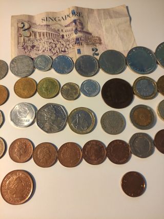 Monedas de varios paises