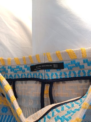 Falda mini boho ZARA