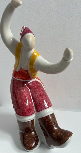 Figura porcelana. Alborada danza hombre. Grande