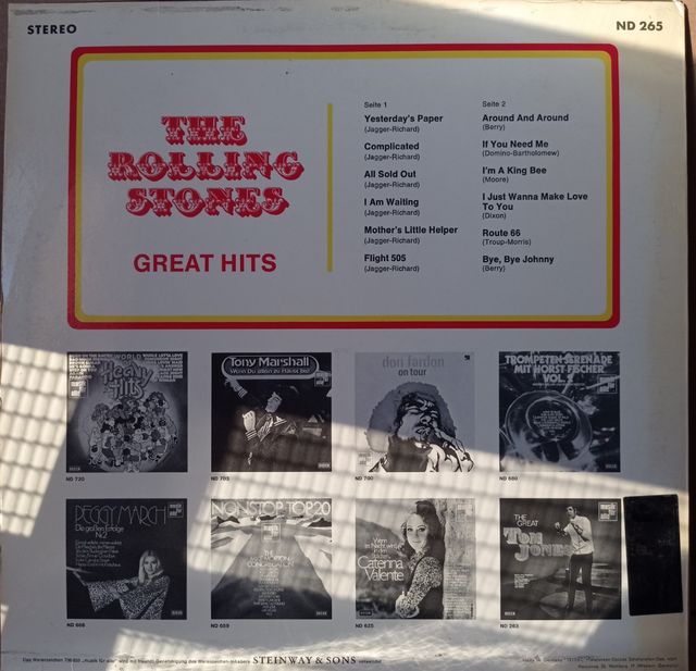 Vinilo recopilación rolling Stones