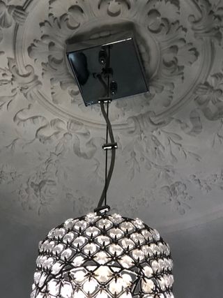 lampara techo lagrimas cristal