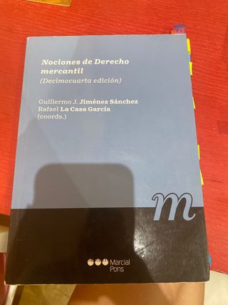 Libro Nociones de derecho Mercantil