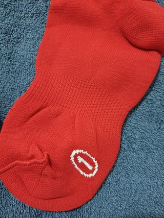 Calzino rosso adidas 34-36 taglia 1 new santos