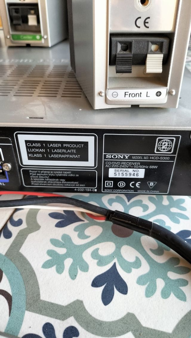 Esquipo de sonido 5.1 Sony