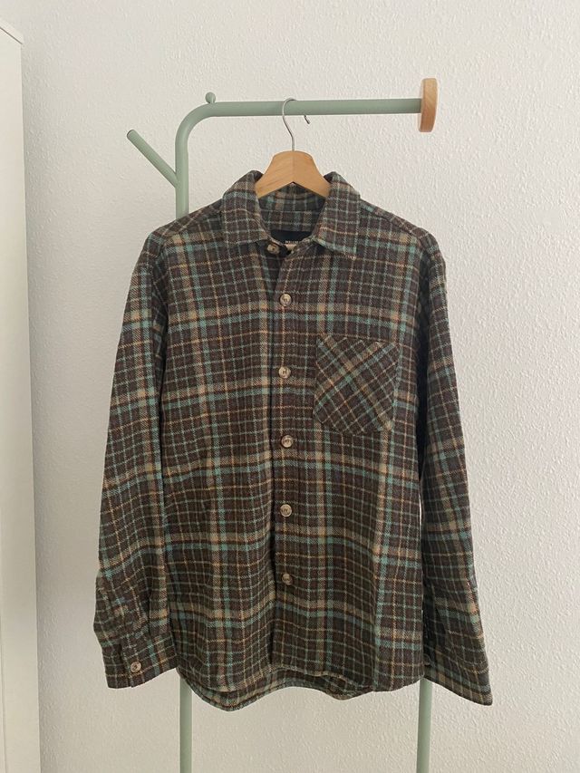 Sobrecamisa de cuadros OVERSIZE Pull&Bear