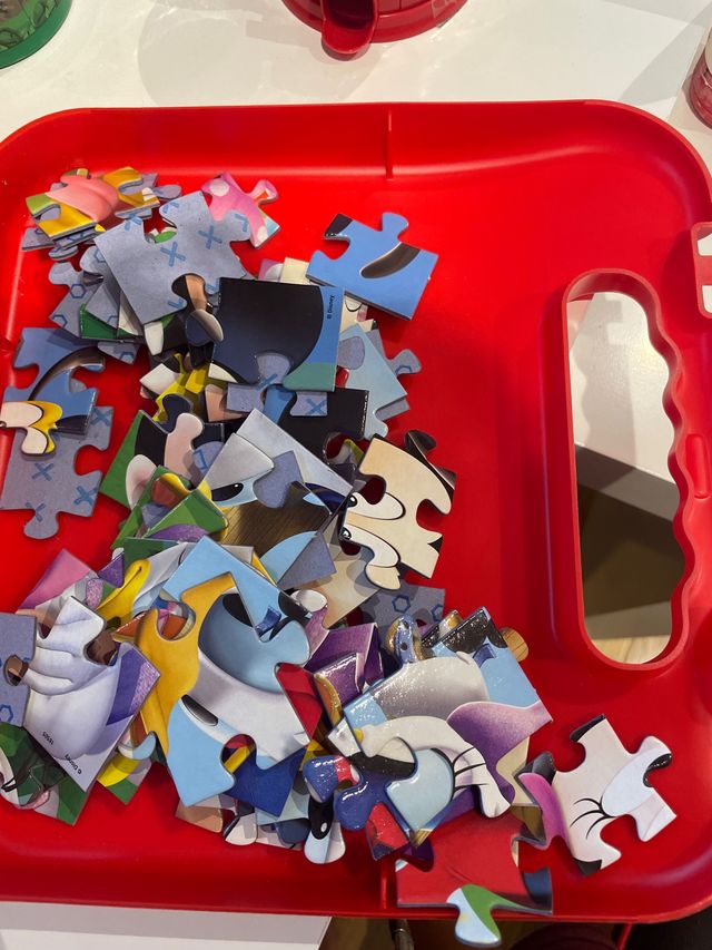 4 puzzles de Micky mouse progresivos