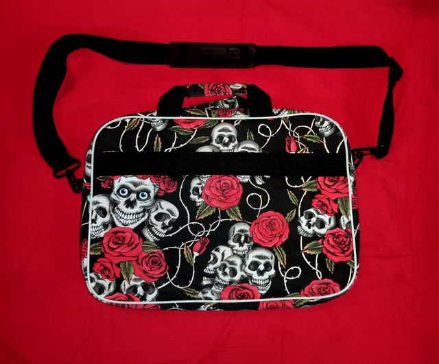 Maletín de portátil calaveras 16"