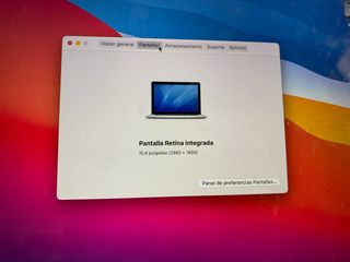 Macbook pro retina 15pulgadas