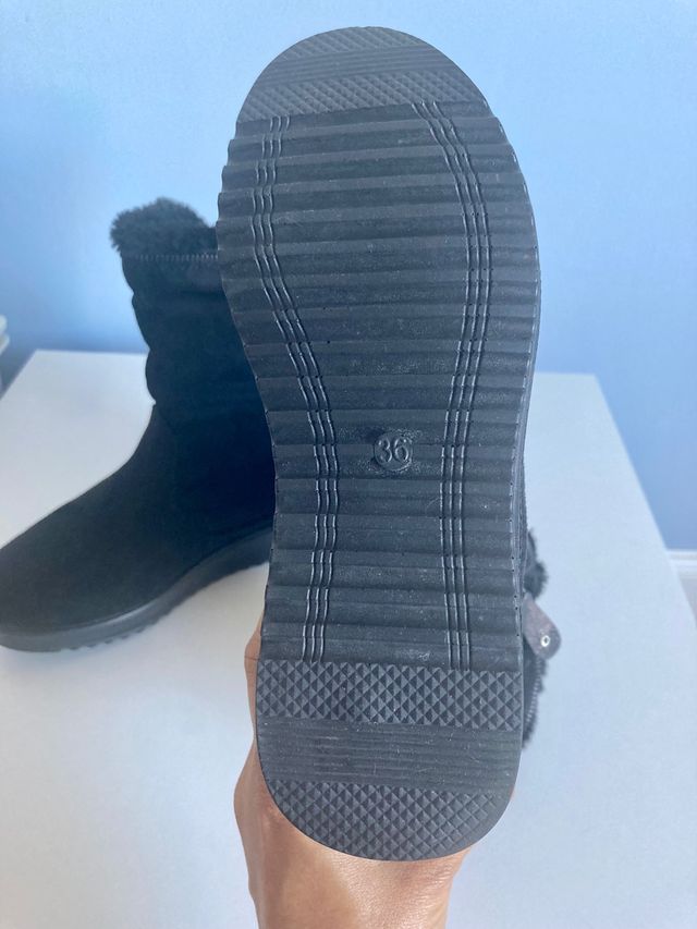 Botín ante negro Talla 36