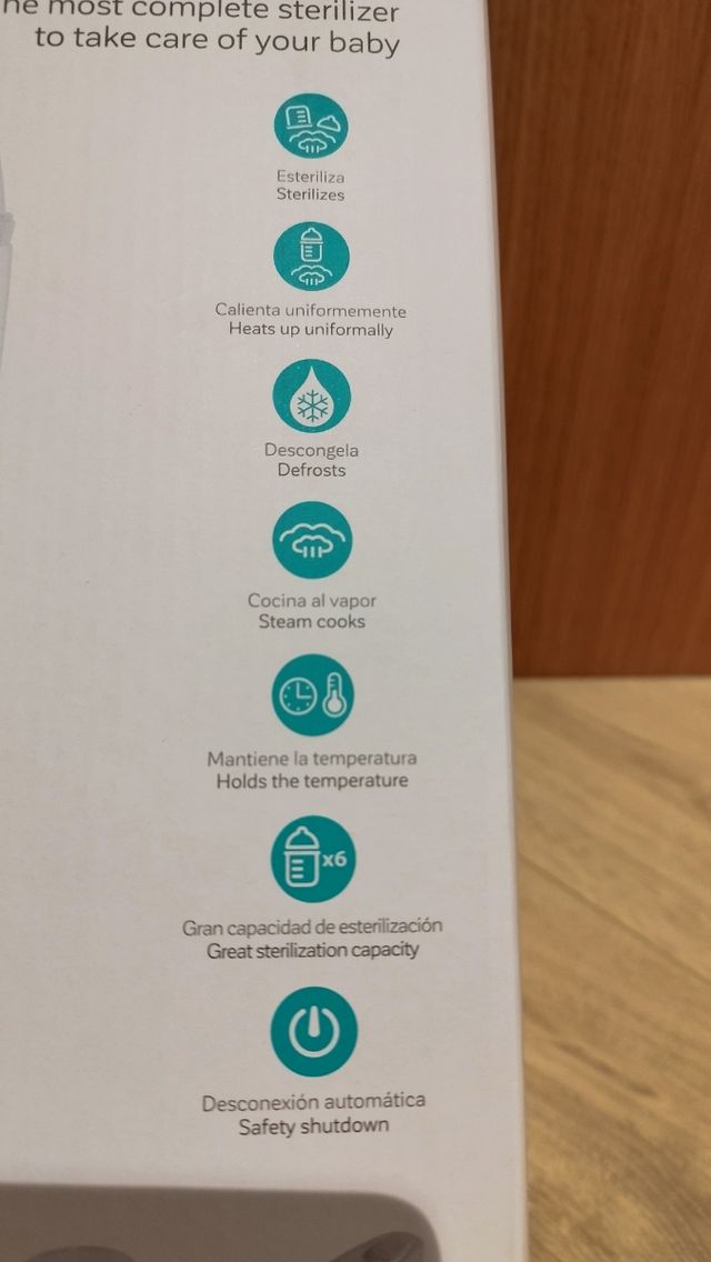 Esterilizador biberones