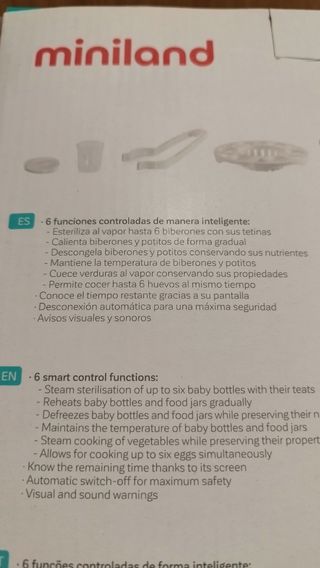 Esterilizador biberones