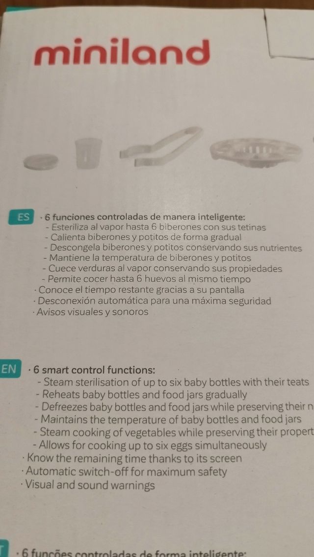 Esterilizador biberones